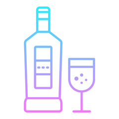 Vodka Gradient Icon