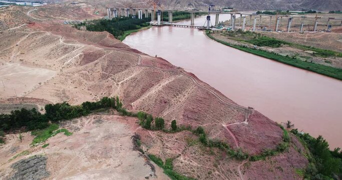 Huanghe river suji city