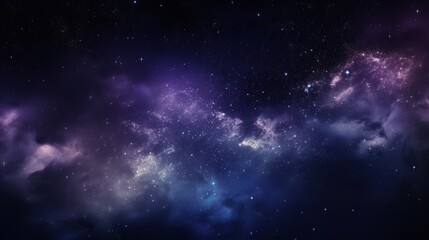 Midnight Sky A Dramatic Background in Shades of Dark Blue and Purple