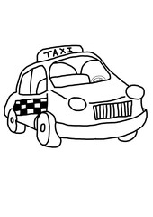 Obraz premium Taxi