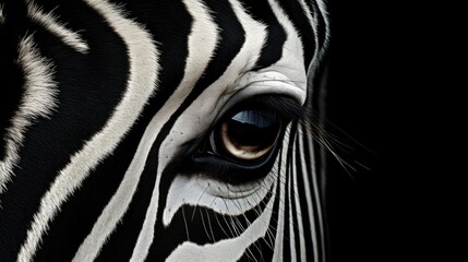 portrait of a zebra in background