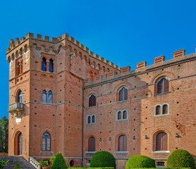 Castello di Brolio near Gaiole in Chianti. Chianti Valley, Siena, Tuscany, Italy
