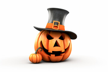 Pumpkin, on white isolated background