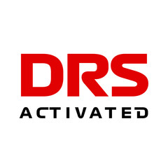 DRS Activated F1 Racing Graphic Minimal PNG 