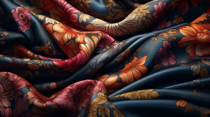 Variety of artistic textile designs