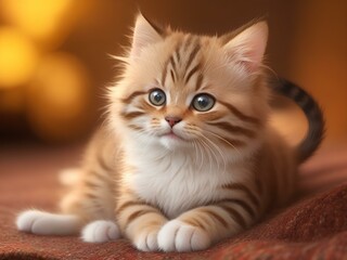 portrait of a kitten