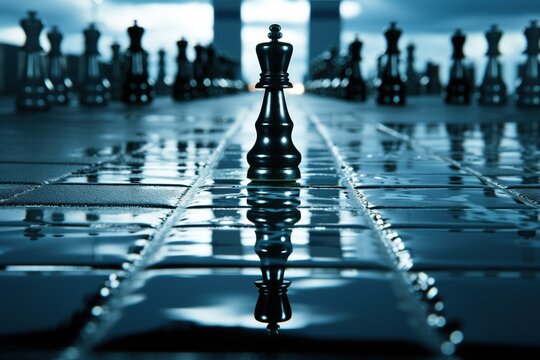 beautiful chess set background