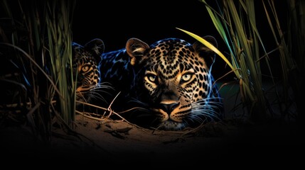 close up of a leopard