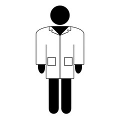 Scientis with Lab Coat Icon