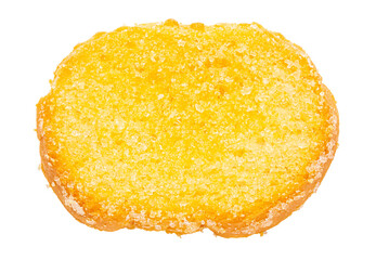 Cutout Toast Bread with Butter and Sugar