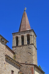Fototapeta na wymiar Sansepolcro, il campanile della chiesa di San Francesco - Arezzo