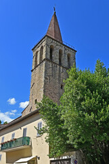 Fototapeta na wymiar Sansepolcro, il campanile della chiesa di San Francesco - Arezzo
