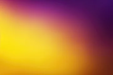 Foto op Canvas Dark purple yellow grain texture vibrant color gradient © Celina