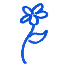 Obraz premium flower cute pen doodle handdrawn notebook