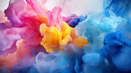 Vibrant watercolor background for an artistic touch