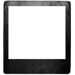 Vintage Polaroid, instant photo frame isolated overlays in transparent PNG, polaroid frame -...