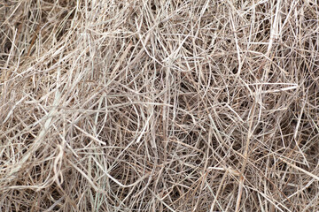 Macro of straw as a background.