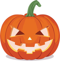 Whimsical Pumpkin Patch Vector Illustrations