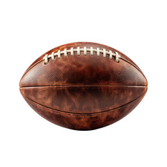 american football ball isolated on white