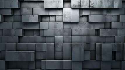 Sophisticated Luxury: Black Metal Smooth Line Background