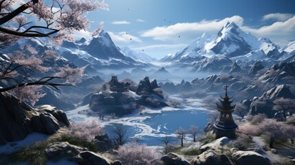 Whimsical Horizons A Digital Odyssey of Serenity - generative ai