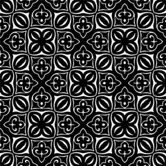 White background with black pattern. Seamless texture for fashion, textile design,  on wall paper, wrapping paper, fabrics and home decor. Simple repeat pattern.

