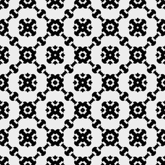 White background with black pattern. Seamless texture for fashion, textile design,  on wall paper, wrapping paper, fabrics and home decor. Simple repeat pattern.
