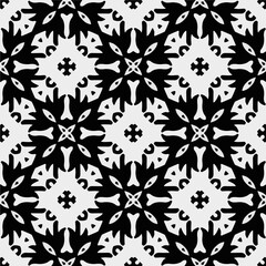 White background with black pattern. Seamless texture for fashion, textile design,  on wall paper, wrapping paper, fabrics and home decor. Simple repeat pattern.
