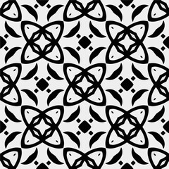 White background with black pattern. Seamless texture for fashion, textile design,  on wall paper, wrapping paper, fabrics and home decor. Simple repeat pattern.
