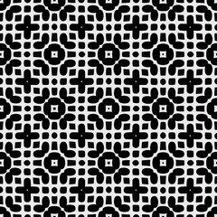 White background with black pattern. Seamless texture for fashion, textile design,  on wall paper, wrapping paper, fabrics and home decor. Simple repeat pattern.