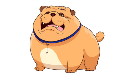 cute dog illustration