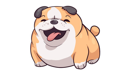 cute dog illustration