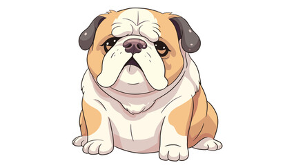 cute dog illustration