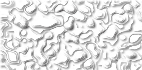 Topographic map. Geographic mountain relief. Abstract lines background paper texture Imitation of a geographical map shades .Topographic contour lines vector map seamless pattern vector illustration.