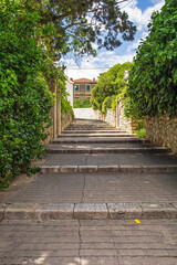 Senjska Ulica road in the city of Split in Croatia