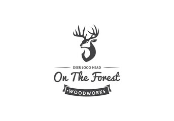 this is a a unique deer logo design for your business