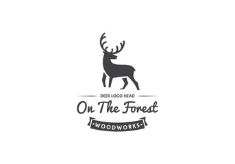 this is a a unique deer logo design for your business