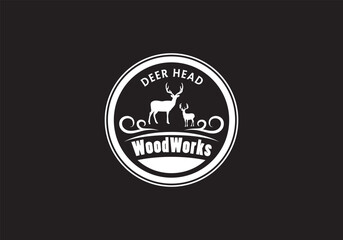 this is a a unique deer logo design for your business