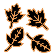 Leaves Falling Icon