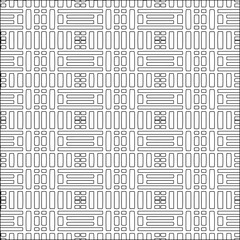 Stylish texture with figures from lines.Abstract geometric black and white pattern for web page, textures, card, poster, fabric, textile. Monochrome graphic repeating design. 