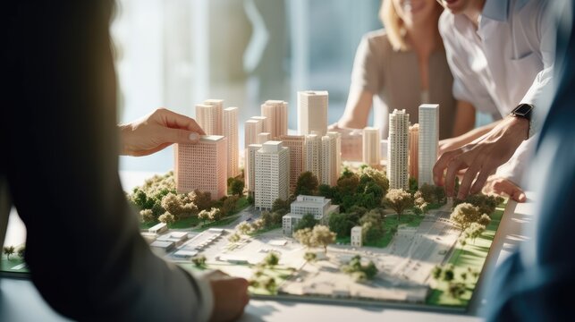 Investors who delicately study the characteristics of a green building model.
