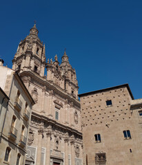 Fototapeta na wymiar view of antique church in Salamanca city Spain