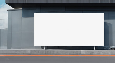 go blank banner for text or image
