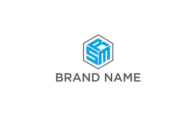RSM letter logo design