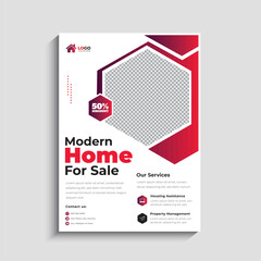 Modern Real Estate Agency Flyer Template Design