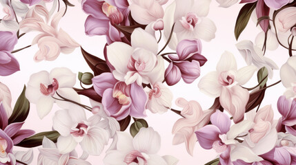 Elegant Orchids pattern