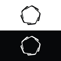 Circle vector logo template design . Circle icon . Circle silhouette