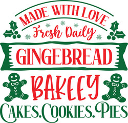Made With Love Fresh Daily Gingerbread Bakeey 