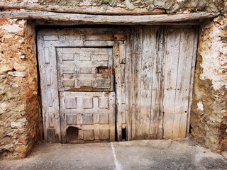 Fototapeta na wymiar Corral puerta antigua