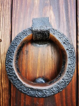 Picaporte puerta antiguo
